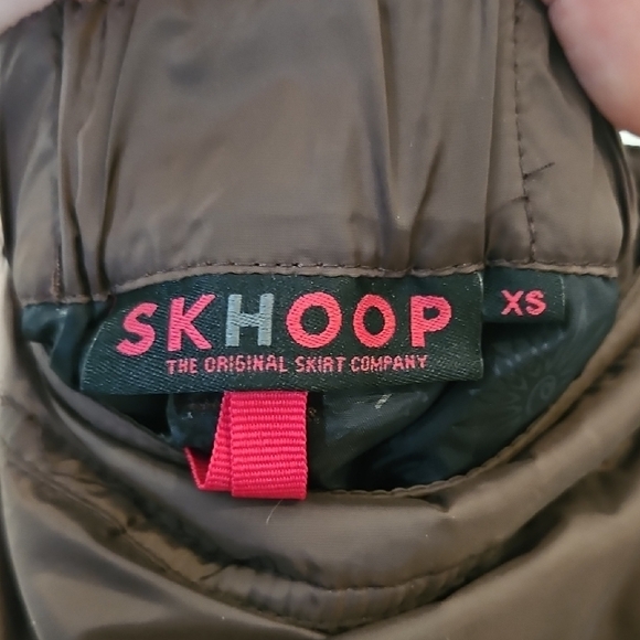 Skhoop Brown Synthetic Down Skirt - Picture 2 of 5